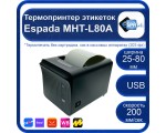 Термопринтер этикеток MHT-L80A Espada USB