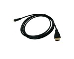 Кабель micro HDMI 19 Male to HDMI 19 Male, 1.8m, V2.0 поддержка 3D EmchdV218 Espada черный