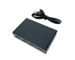 HDMI разветвитель 1x4 с усилителем до 30м Espada EDH12 v1.4 4K@30hz черный, поддержка 3D / splitter Full-HD 1 на hdmi 4 порта / сплиттер /