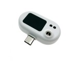 Портативный термометр USB type C для смартфона, планшета, белый / измеритель температуры тела человека /