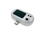 Портативный термометр Micro USB type B для смартфона, планшета, белый / измеритель температуры тела человека /
