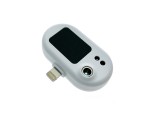 Портативный термометр Lightning 8 pin для Ipad, Iphone, белый / измеритель температуры тела человека /