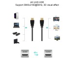 Кабель HDMI 19 pin Male to HDMI 19 pin Male ver 2.0+3D/Ethernet, 5 метров