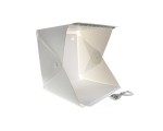Лайт куб ELC22 Espada 22.6х23х24см для предметной фотосъёмки со светодиодной подсветкой / фотобокс / мини софтбокс LED складной /