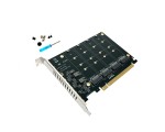 Контроллер PCI-E x16 ver 4.0, 4 x M.2 NVMe, до 4x32 Гбит/с, RAID 0, модель PCIe4NVME Espada