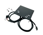 Планка на переднюю панель USB2.0 2 порта + 3.5mm audio jack 2 порта Eu235, Espada / панель лицевая в 3.5" отсек корпуса ПК /