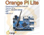 Микрокомпьютер Orange Pi Lite, 1.2Ггц, 1Гб, WiFi (миникомпьютер, RDP, GPIO) с кабелем питания