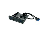 Планка на переднюю панель 2хUSB type C и 2хUSB type A, EFL5001 /планка лицевая в отсек FDD 3,5"/ хаб