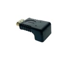 Переходник HDMI 19 pin Male to HDMI 19 pin Female угловой / поворот 90 градусов HDMI M-F /