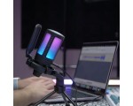 USB-микрофон Fifine, модель A6V с RGB подсветкой, черный
