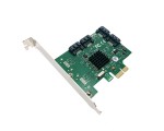 Контроллер PCI-Ex1 v2.0 4 x SATA 3.0 (6Gb/s), чип Marvell 88SE9215, модель PCIe4SATAMar Espada