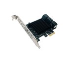 Контроллер PCI-Ex1 v2.0 6 x SATA 3.0 (6Gb/s), чип Marvell 9215+ASM1093, модель PCIe6SATAMar Espada