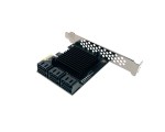 Контроллер PCI-Ex1 v2.0 6 x SATA 3.0 (6Gb/s), чип Marvell 9215+ASM1093, модель PCIe6SATAMar Espada