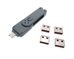 USB блокировка портов ELock4, Esterra в комплекте 4 замка / заглушки / и ключ