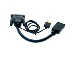 Видеоадаптер DVI-D 25M to Display Port 20F 20см, EDvDp, Espada