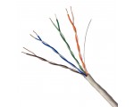 Кабель витая пара UTP CAT5E E-052Cu 0.52мм 24AWG медный 4PR 001M-305M Espada