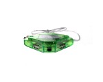 Разветвитель USB 2.0 - 4 порта, Eh420, зеленый, длина кабеля 50см, хаб Espada