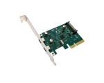 Контроллер PCI-E x4 v3.0 на USB 3.2 Gen2x1, 2xtype C чип ASM3142, модель PCIeUASM1142 Espada