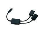 Разветвитель OTG USB 3.1 Type C Male на 2 USB 2.0 Female, EhC220, 20см , Espada хаб для одновременного подключения двух USB устройств