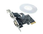 Контроллер PCI-E, 2S port, чип AX99100, модель PCIe2SAX, Espada