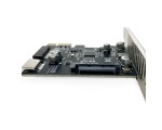 Контроллер PCI-E x1 v2.0 на USB 3.2 Gen1x1, type-E + 19 pin, чип NEC D720201, модель PCIeU3TE Espada