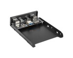 Планка на переднюю панель 4 порта: USB С х 2 и USB A х 2, 3.2 Gen 2 10Gbps, модель Eu410 Espada лицевая в отсек 3,5"