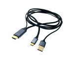 Видеоадаптер HDMI to USB type C, EVihuC, Espada, 4K@60Hz
