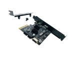 Контроллер PCI-E, USB 3.2 Gen2(USB-A, USB-C, Type-E),PCIeU32TE, Espada