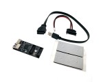 Переходник разветвитель с материнской платы 20 pin на 2х20 Pin, чипсет GL3510 с кабелем 40см, USB 3.2 Gen 1 (USB3.0), модель EiD202M