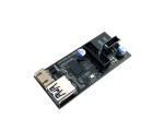 Переходник разветвитель с материнской платы 20pin на type E и 20Pin, чипсет GL3510, USB 3.2 Gen 1 (USB3.0), модель EiD20EM