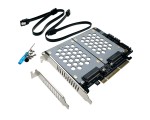 Контроллер  PCI-E, 2 порта U2 SFF-8639, PCIEU2C, Espada