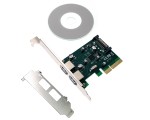 Контроллер PCI-E, USB 3.2 Gen2(2xUSB-A), модель PCIeU2AGen2, Espada