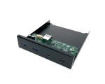 Планка на переднюю панель 2хUSB type C и 2хUSB type A 5 Гбит/сек  /планка лицевая в отсек FDD 3,5" / хаб