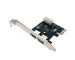 Контроллер PCI-E, USB3.0 2 port,chip ASM1042, модель EU30A2, Espada
