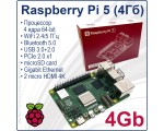 Микрокомпьютер Raspberry Pi 5 4Гб