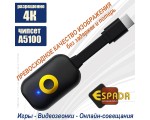 Видеоадаптер WiFi HDMI для телевизора, 2,4/5ГГц, 4k, Espada WVH 02