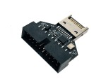 Переходник с материнской платы USB type E male на 19pin male, E20mm, Espada