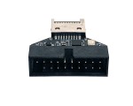 Переходник с материнской платы USB type E male на 19pin male, E20mm, Espada