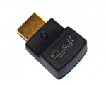 Переходник HDMI 19 pin Male to HDMI 19 pin Female (поворот на 90 градусов)