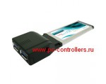 Адаптер Expresscard/34mm USB 3.0 2 port XU30-NB2-0002E Espada box