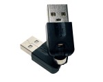 Переходник USB 2.0 type A male type A male, поворотный в 2-х плоскостях 360°/ 270° Espada EUSBAmAm270