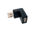 Переходник USB 2.0 type A male  to USB 2.0 type A female, поворот 90° Espada модель: EUSBAmf90 /угловой юсб