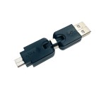 Переходник USB 2.0 type A male to micro USB type B male, поворотный в 2-х плоскостях 360°/ 360° Espada EUSBAMmcBm360