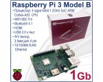 Микрокомпьютер Raspberry Pi 3 model B, 1Gb, WiFi, Bluetooth /миникомпьютер / GPIO / тонкий клиент / thin client/RDP/