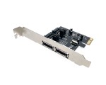 Контроллер PCI-E x1 v2.0 на 2xSATA+ 2xeSATA, SATA 3.0 (6Gb/s) чип ASM1061, модель ES3A1061 Espada