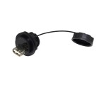 Переходник USB2.0 Female to USB2.0 Female водонепроницаемый waterproof  IP67 с защитной крышкой для установки на панель автомобиля, мотоцикла, катера и т.д.