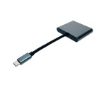 Видеоконвертер USB C на 2 * HDMI, EusbC2hdm 4K Espada / внешняя видеокарта USB-Type-C / разветвитель на 2 hdmi /