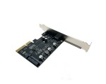 Контроллер PCI-E x4 v3.0 на USB 3.2 Gen2x2, type C чип ASM3242, модель PCIeUASM3242 Espada