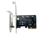 Контроллер PCI-E x4 v3.0 на USB 3.2 Gen2x2, type C чип ASM3242, модель PCIeUASM3242 Espada