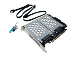 Контроллер  PCI-E, 2 порта U2 SFF-8639, PCIEU2C, Espada